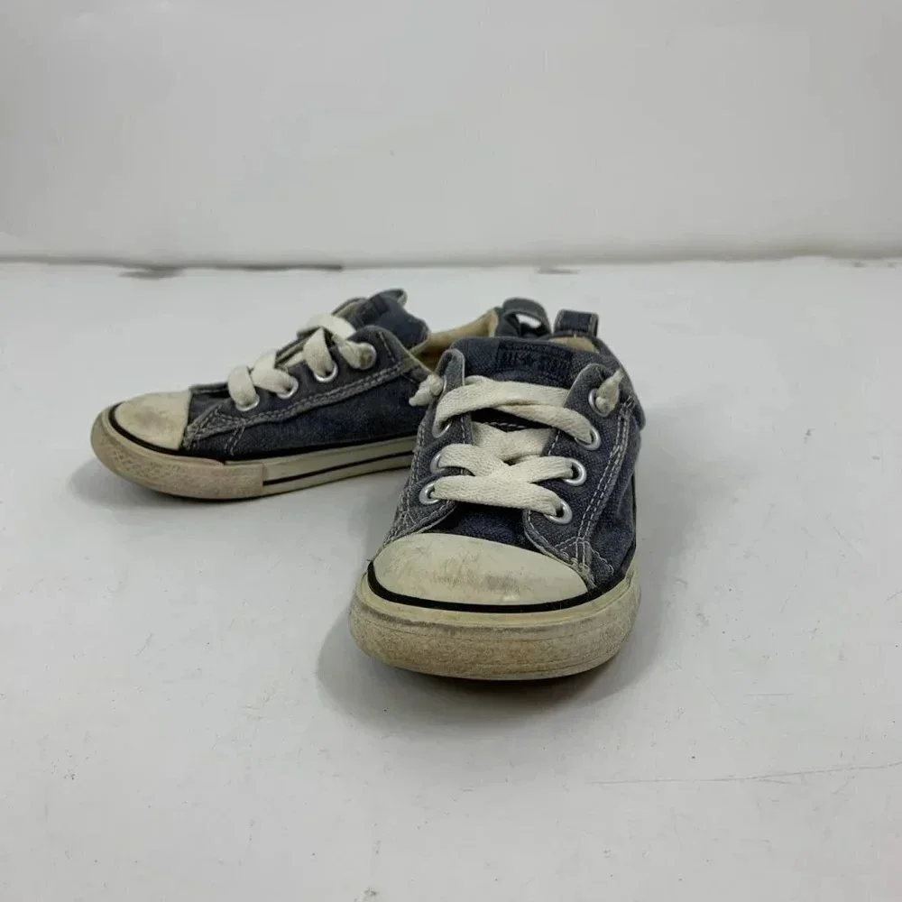 Converse Kids All Star Gray Cushioned 730316F Pull On Low Top‎ Shoe Size 10